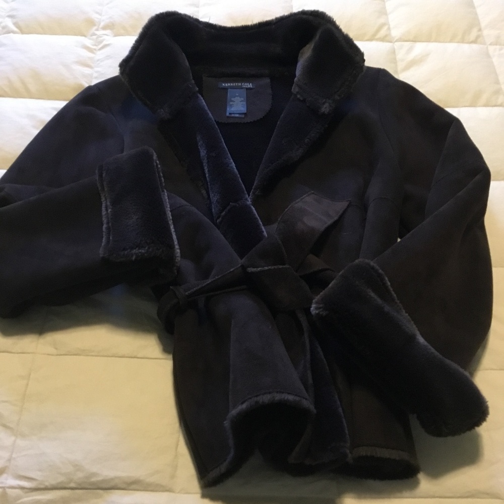 Faux fur coat